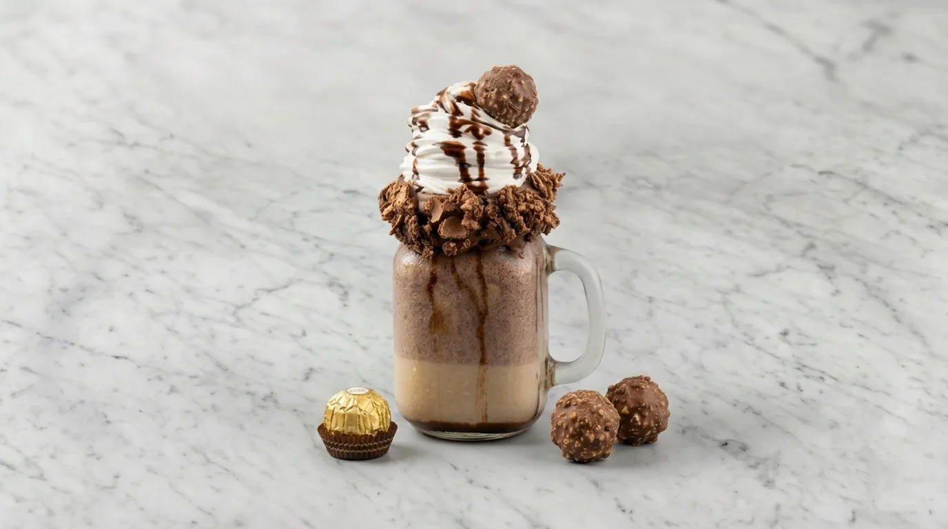 Ferrero Milkshake at Zesty Dessert Café in St. Thomas, ON